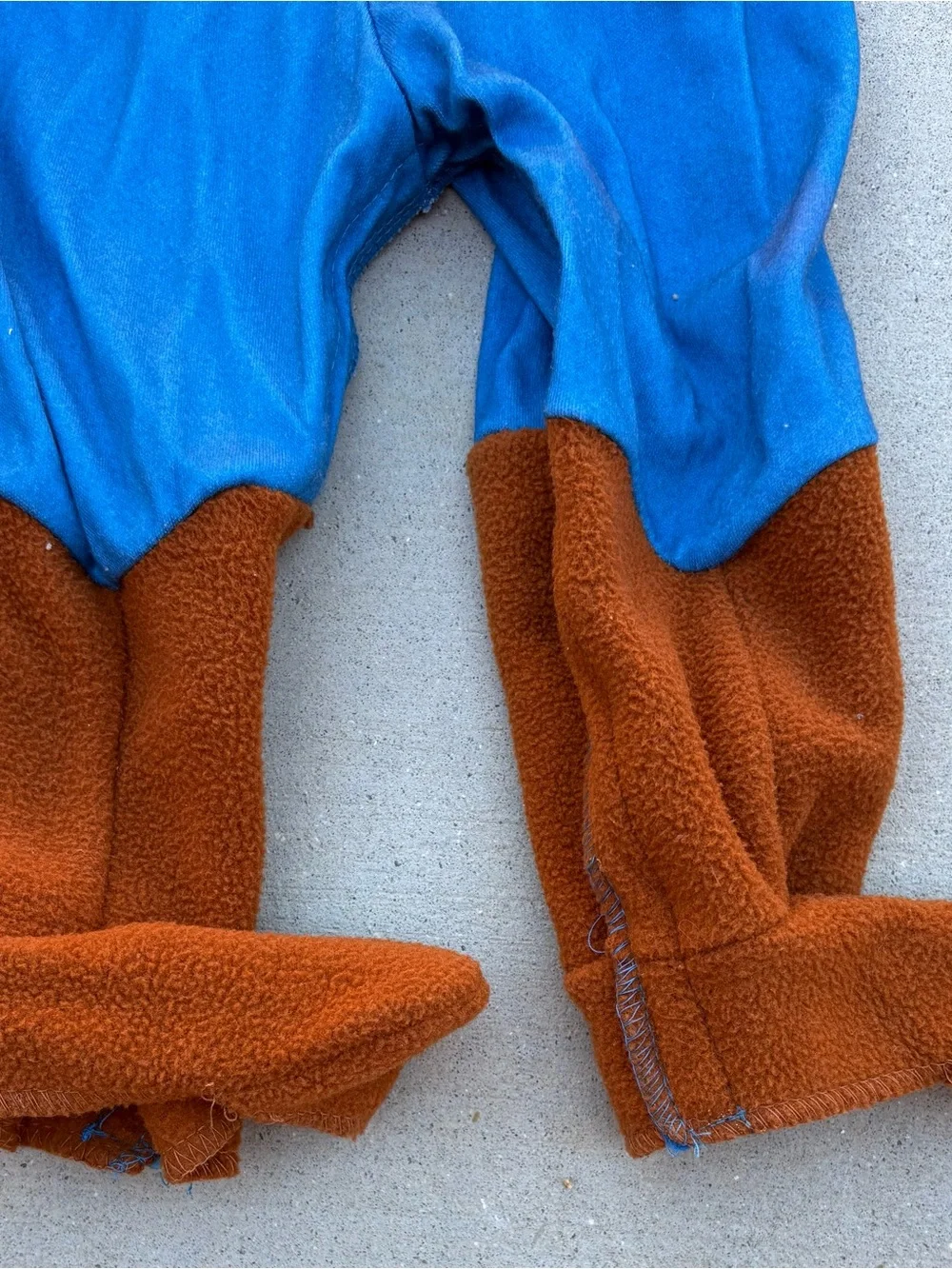Cowboy Sheriff One-Piece Costume with Bright Blue Pants